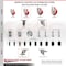 Service Caster 3.5 Inch 316SS Red Poly Swivel 1 Inch Expanding Stem Caster Set Brake SCC SCC-SS316EX20S3514-PPUB-RED-TLB-1-4 - alternate 3